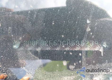 2012 Honda Civic Lx из США, поврежденный, VIN 2HGFB2F57CH535279